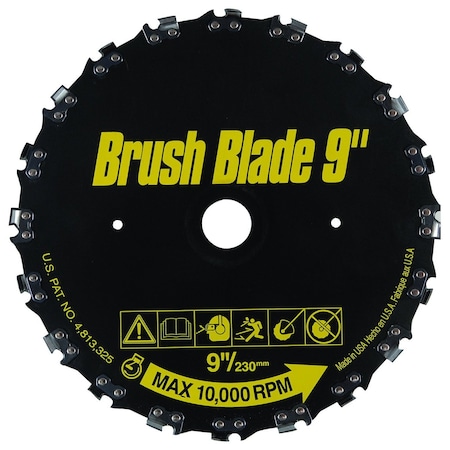 BLADE-BRUSH, 9 9.5 X9.5 X1
